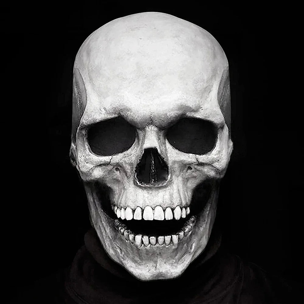 Selected white skull mask