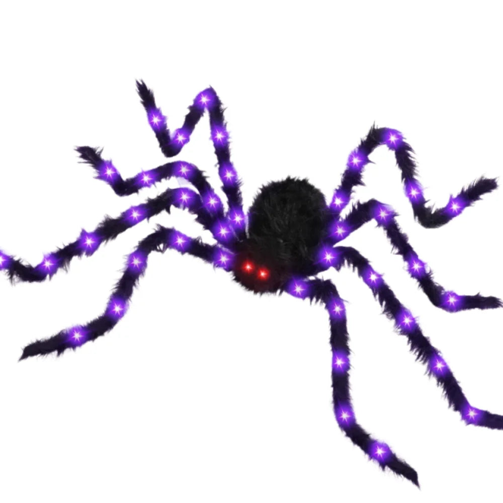 Luminous spider option with purple lights